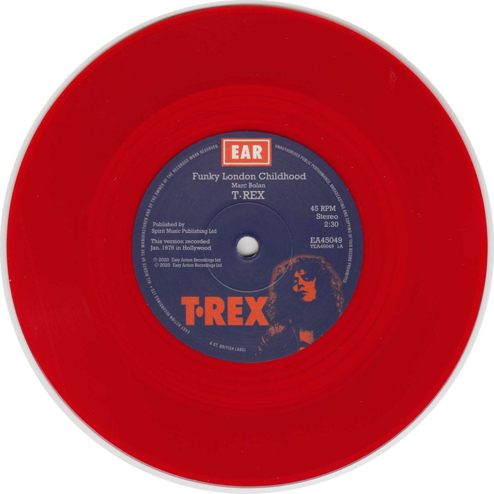 T-Rex / Tyrannosaurus Rex Funky London Childhood / London Boys Easy Action UK 7" vinyl single (7 inch record / 45) REX07FU756413