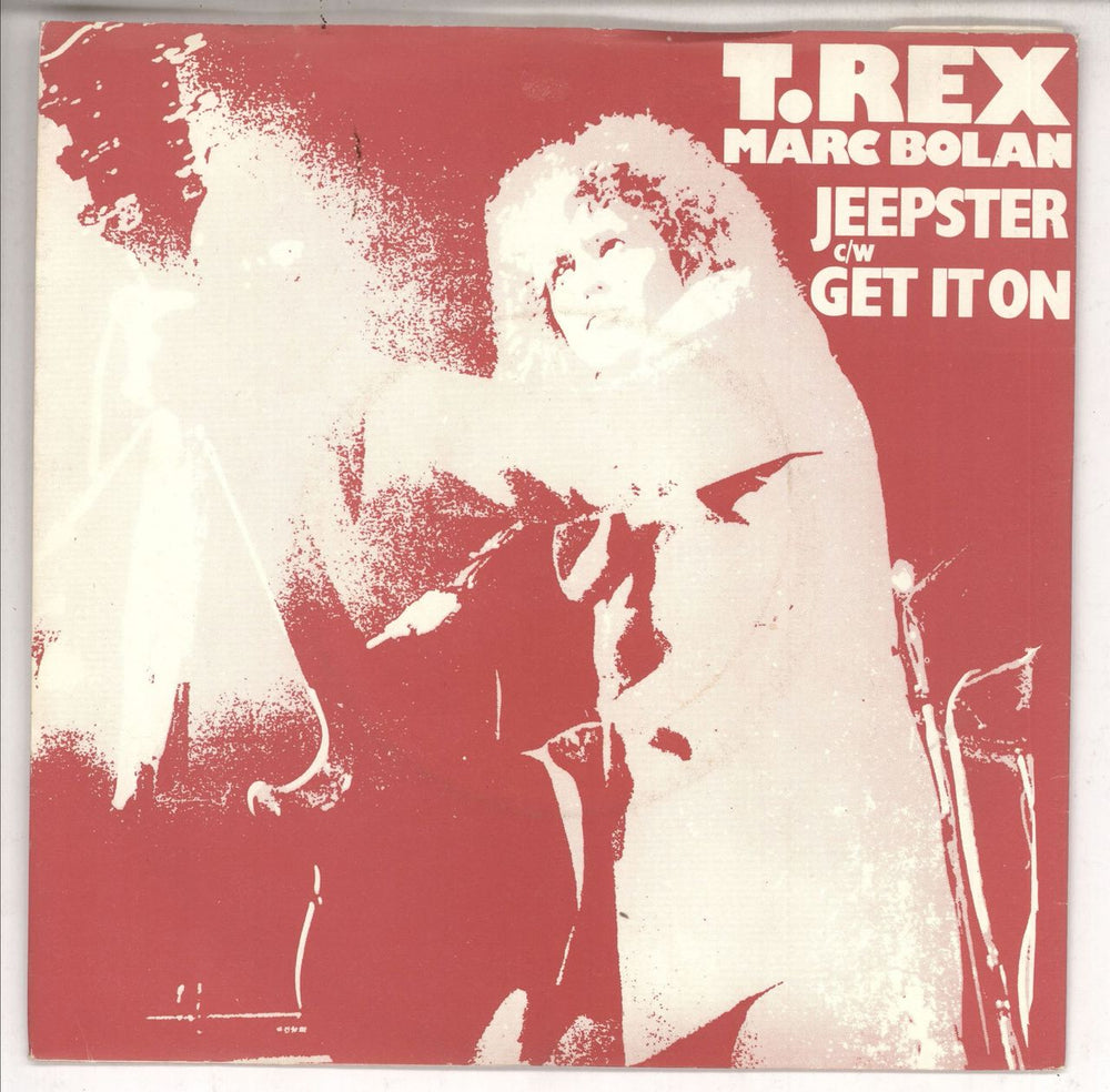 T-Rex / Tyrannosaurus Rex Jeepster - Solid + Sleeve UK 7" vinyl single (7 inch record / 45) BUG90