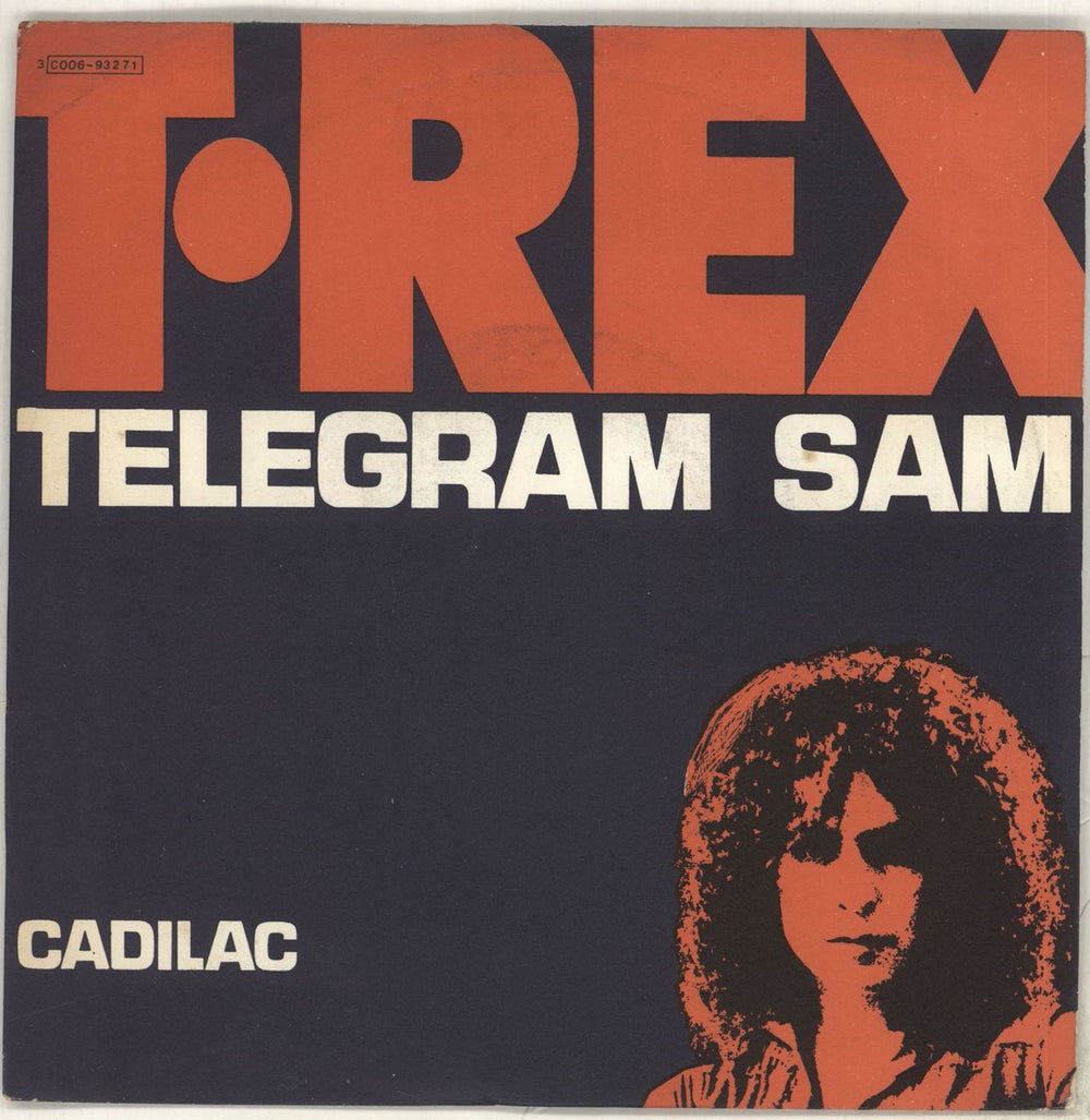 T-Rex / Tyrannosaurus Rex Telegram Sam Italian 7" vinyl single (7 inch record / 45) 3C006-93271