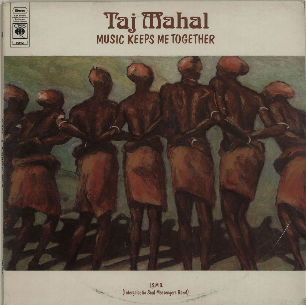 Taj Mahal Music Keeps Me Together UK vinyl LP album (LP record) 80972