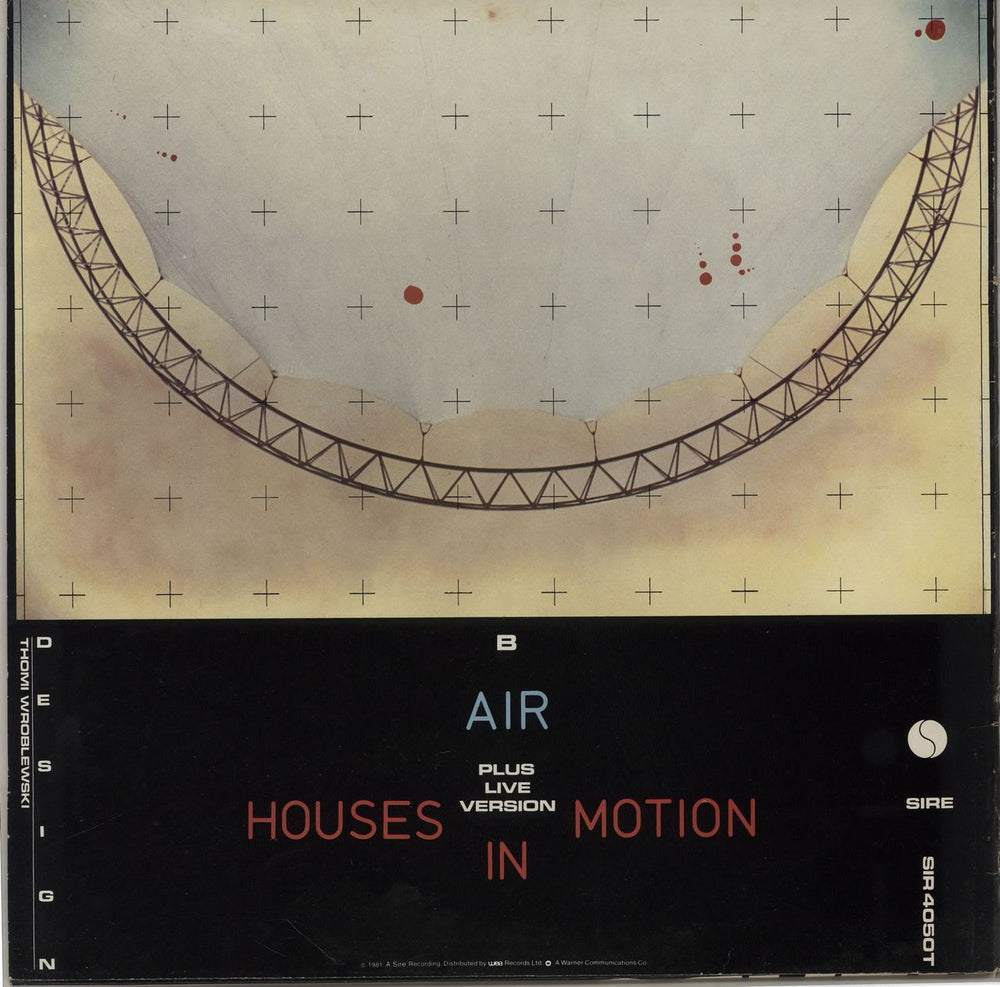 Talking Heads Houses In Motion - EX UK 12" vinyl single (12 inch record / Maxi-single)