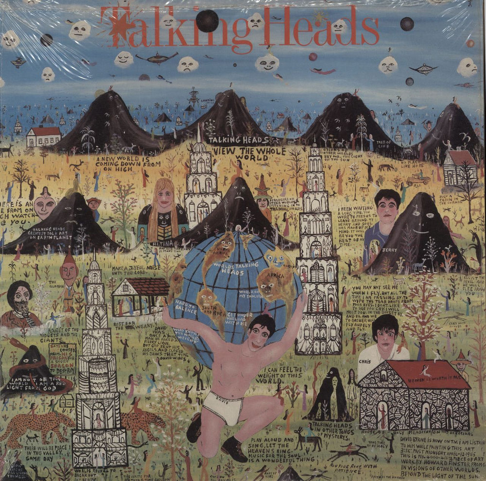 Talking Heads Little Creatures - Open Shrink Greek vinyl LP album (LP record) 062-2403521