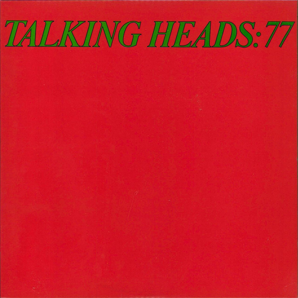 Talking Heads Talking Heads: 77 UK vinyl LP album (LP record) 9103328