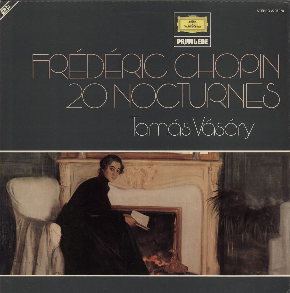 Tamás Vásáry Fredric Chopin 20 Nocturnes UK 2-LP vinyl record set (Double LP Album) 2726070