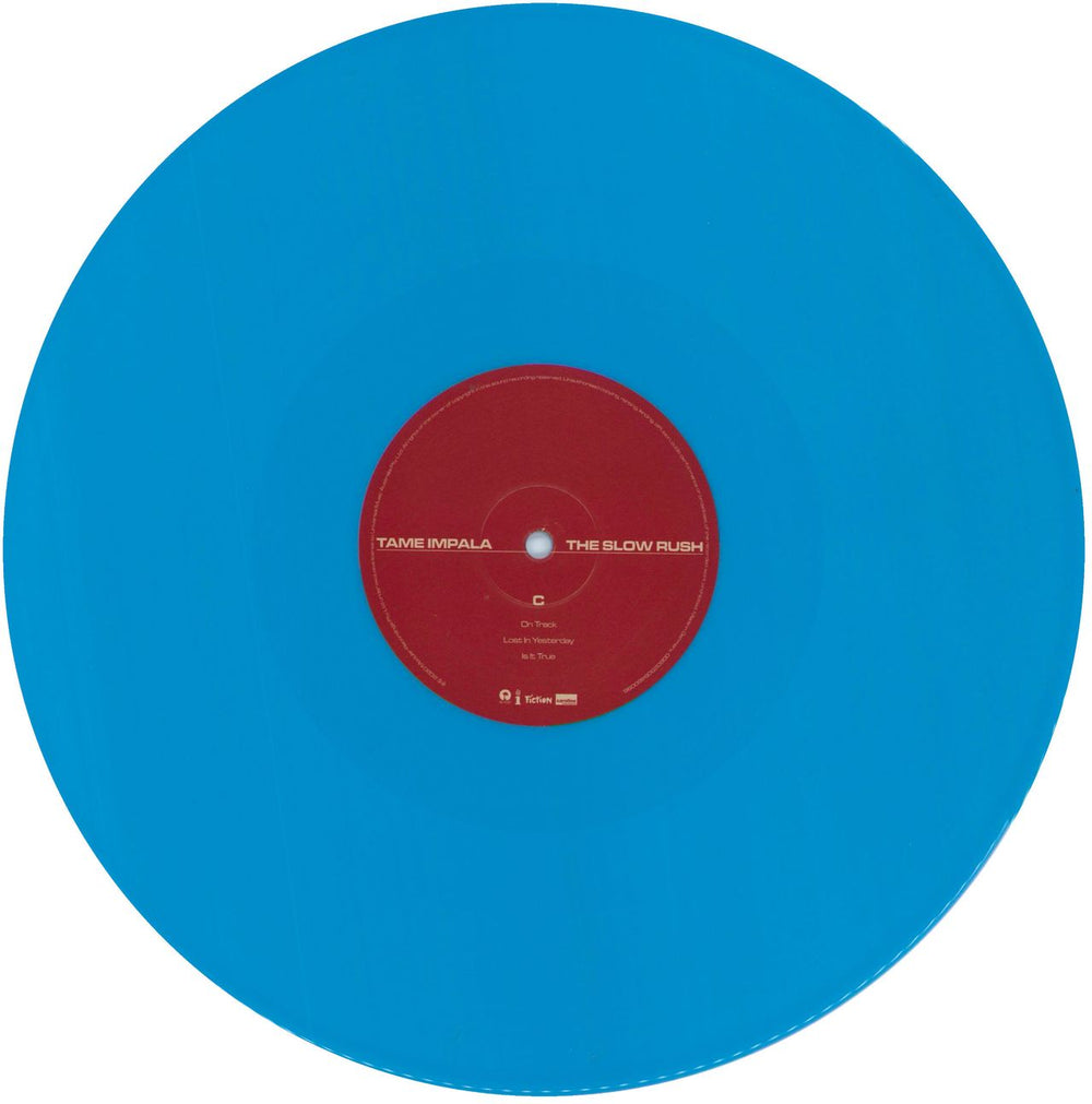Tame Impala The Slow Rush - Red & Blue Vinyl + Bonus 7" + Shrink UK 2-LP vinyl record set (Double LP Album)