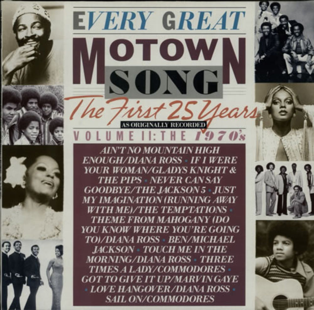 Tamla Motown Every Great Motown Song - Volume II: The 1970's UK vinyl LP album (LP record) WL72236