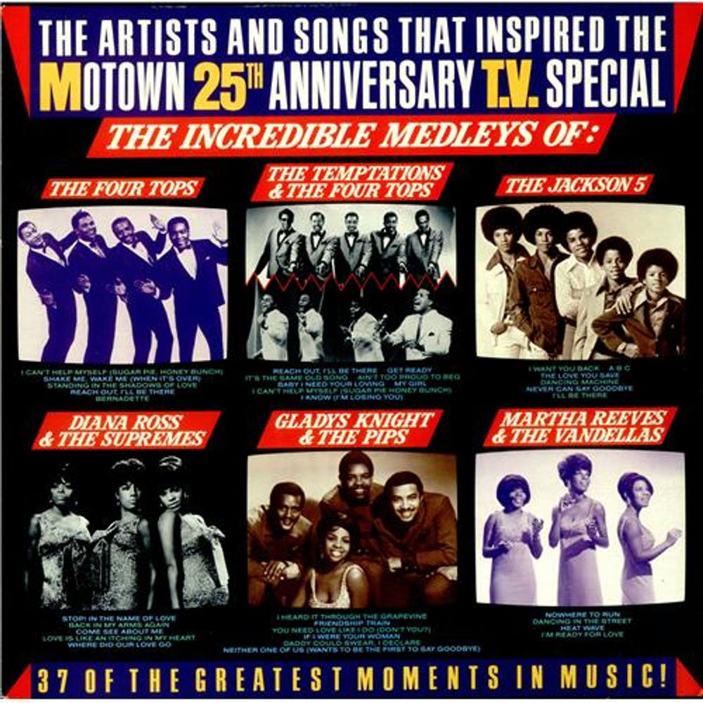 Tamla Motown The Incredible Medleys UK vinyl LP album (LP record) STMS5106