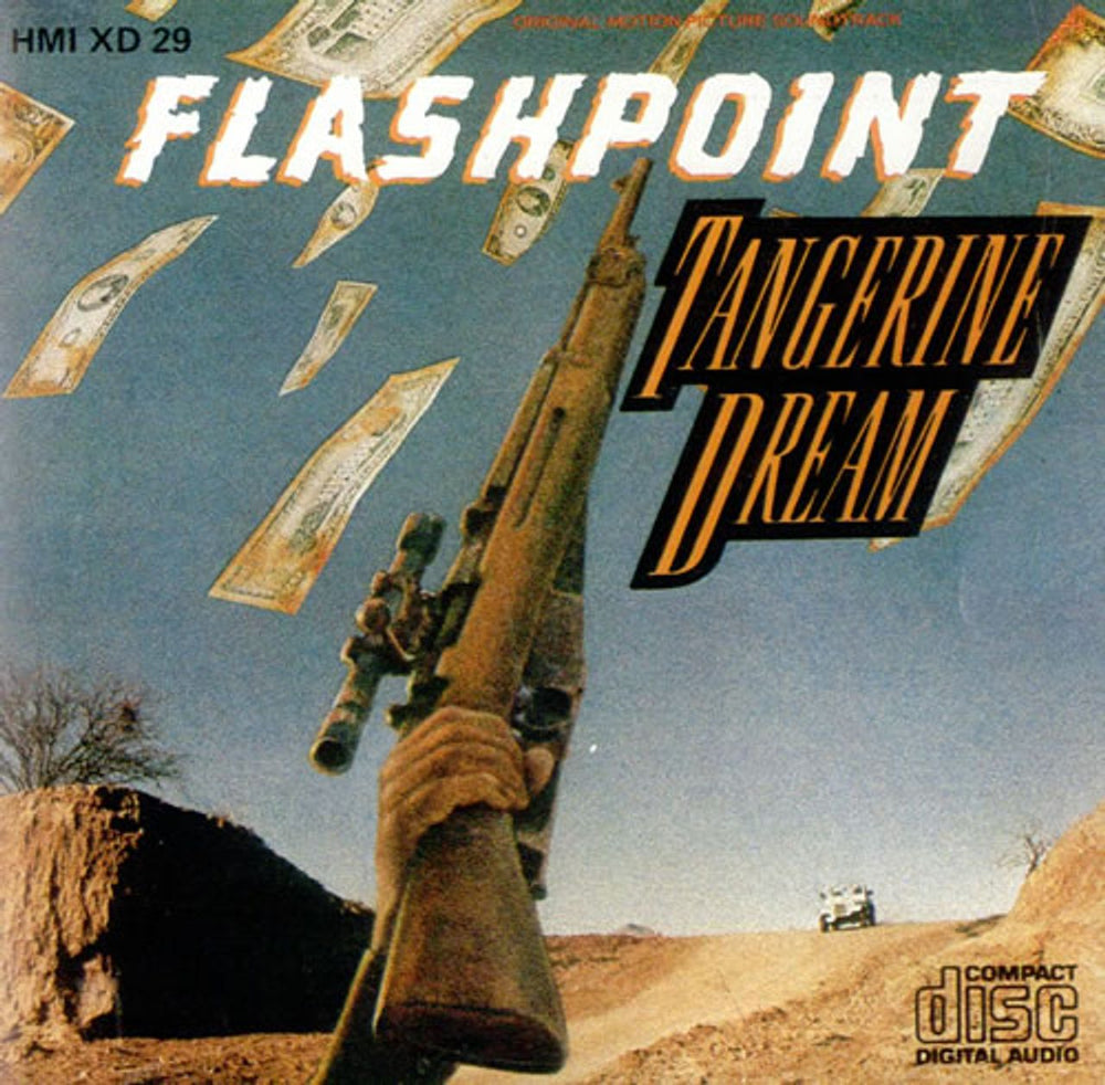 Tangerine Dream Flashpoint UK CD album (CDLP) HMIXD29