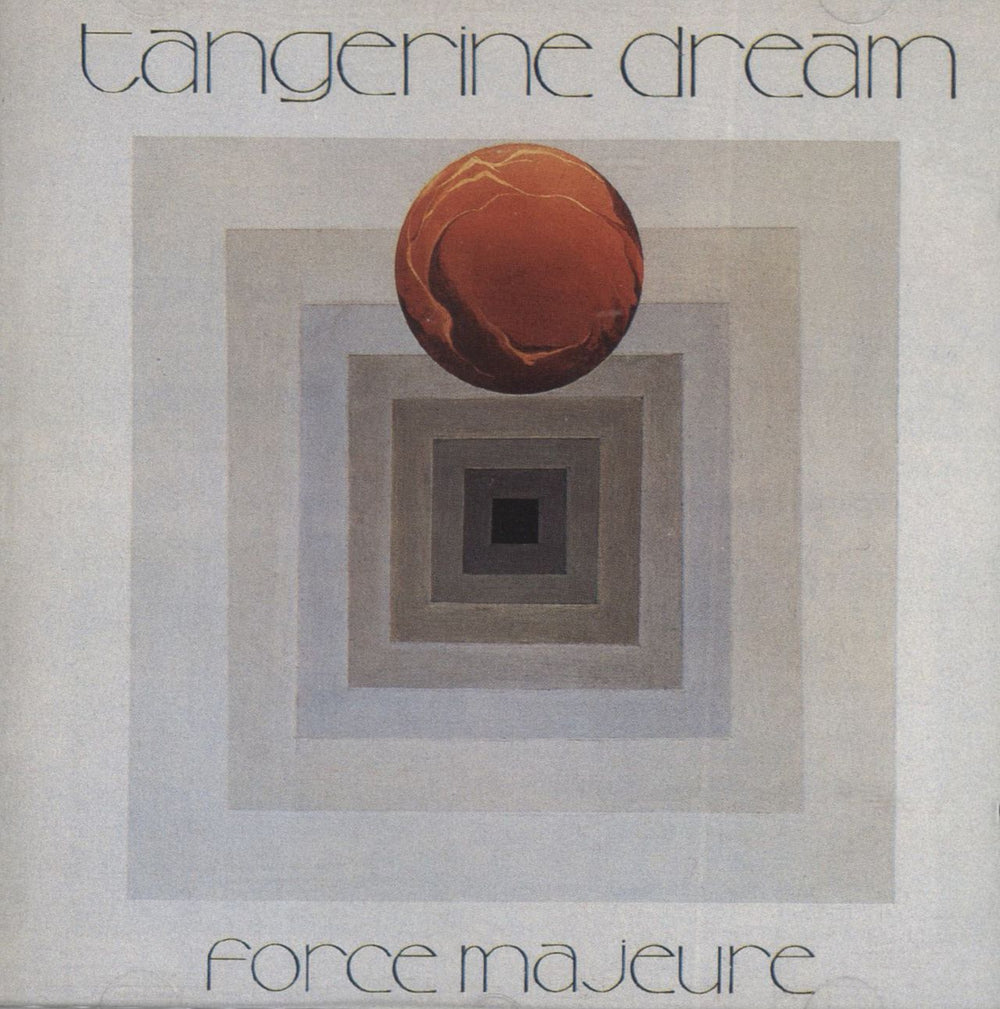 Tangerine Dream Force Majeure Dutch CD album (CDLP) TAND10