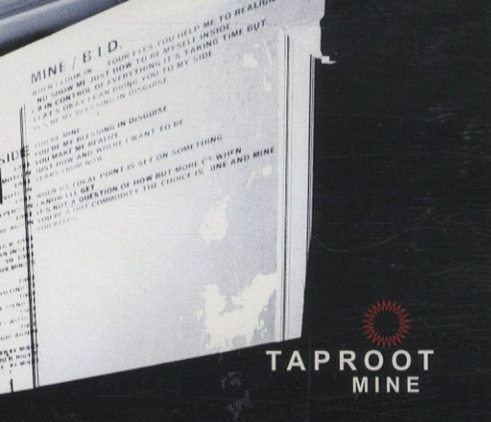 Taproot Mine UK Promo CD single (CD5 / 5") PR03899