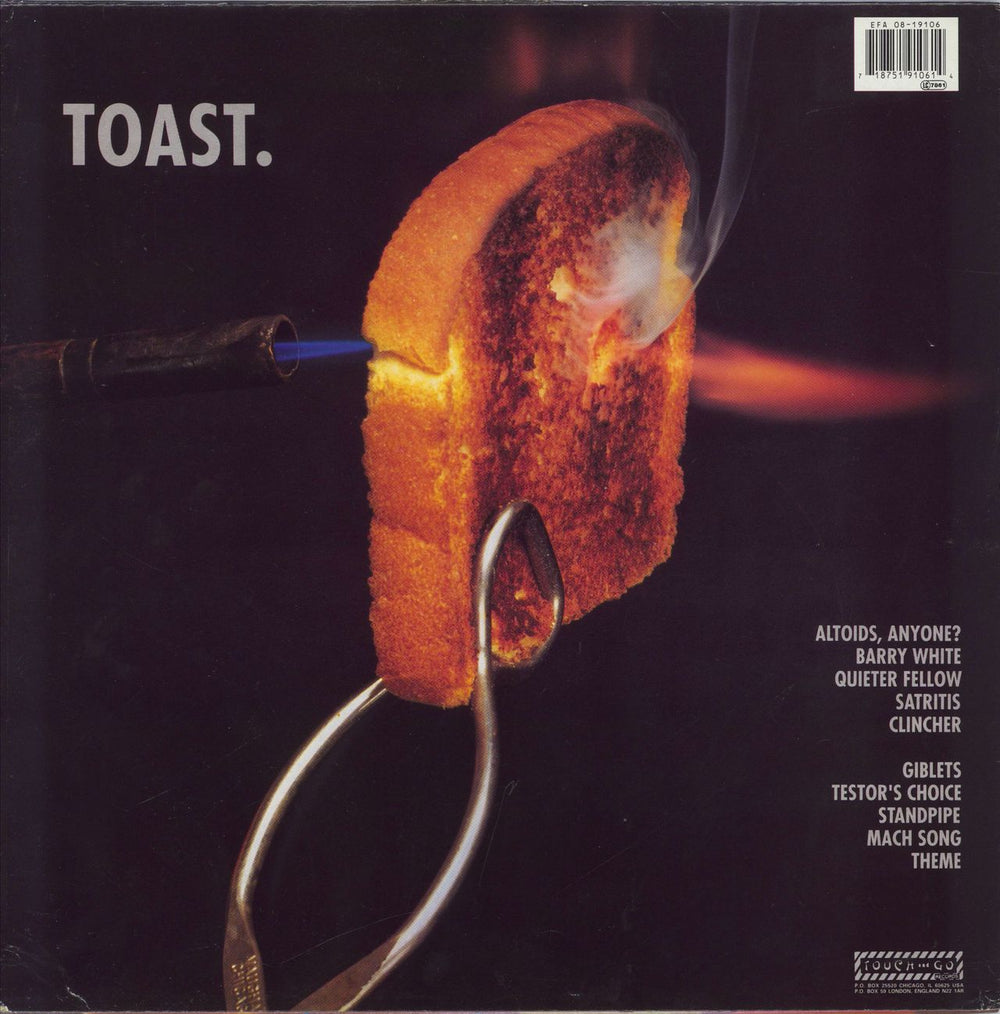 Tar Toast - Clear Vinyl UK vinyl LP album (LP record)