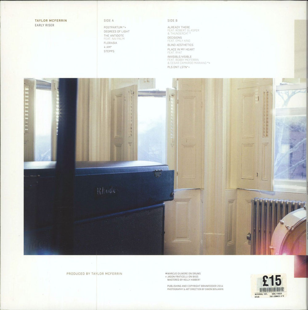 Taylor McFerrin Early Riser US vinyl LP album (LP record)