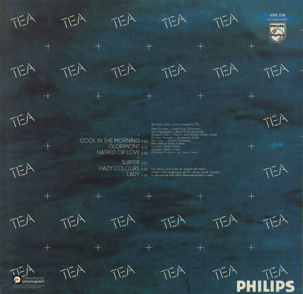 Tea Tea UK vinyl LP album (LP record)