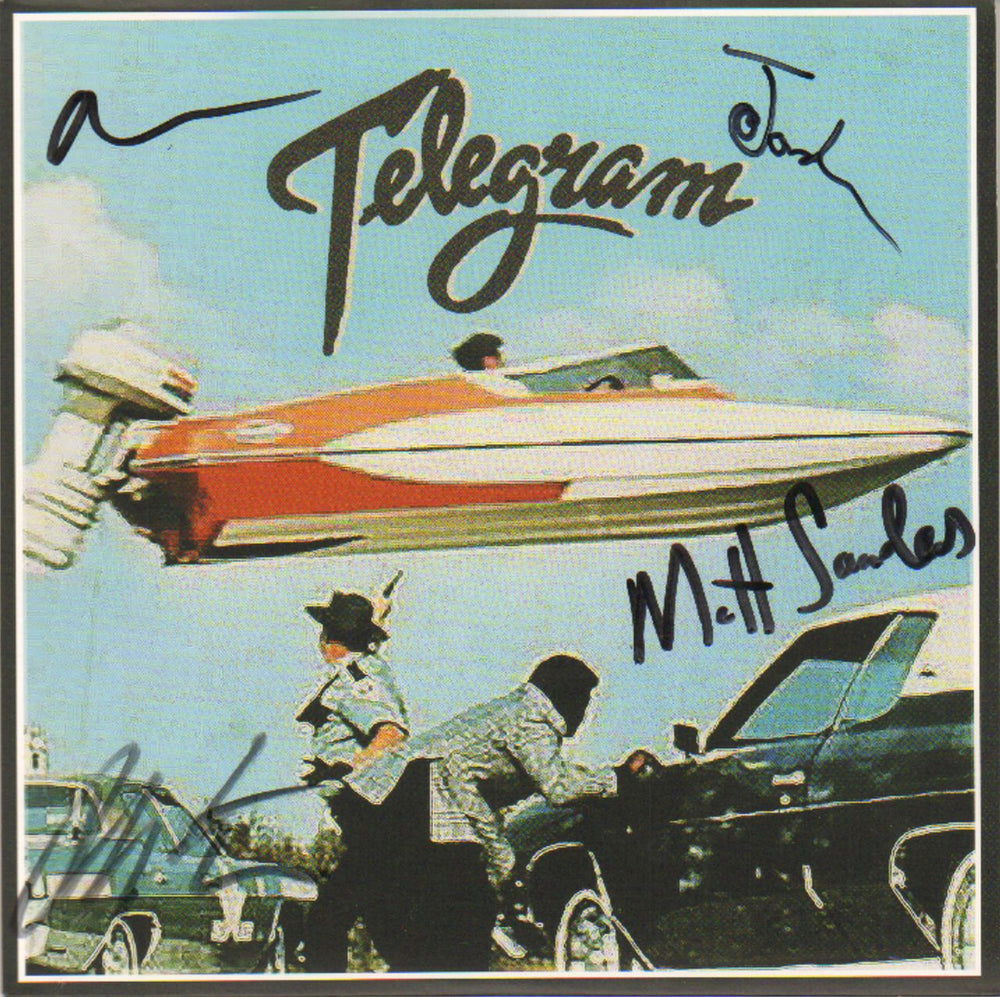 Telegram Taffy Come Home - Autographed UK 7" vinyl single (7 inch record / 45) GMGM03