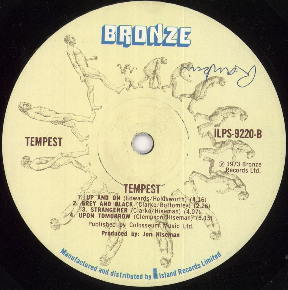 Tempest Tempest - VG - WOL UK vinyl LP album (LP record)