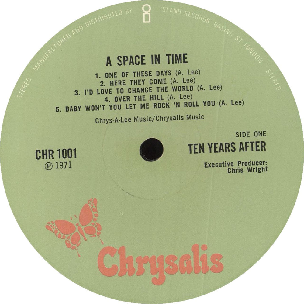 Ten Years After A Space In Time - 1st - VG UK vinyl LP album (LP record) TYALPAS697838