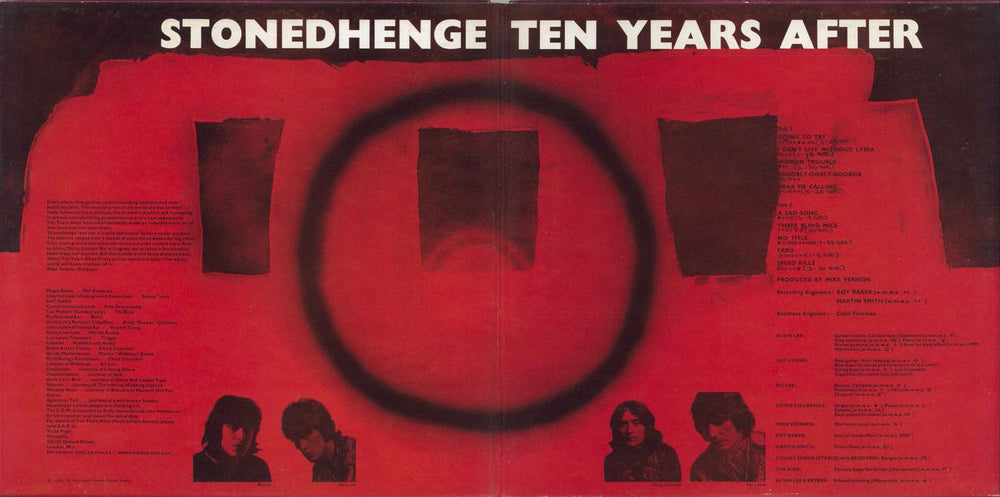 Ten Years After Stonedhenge - 1st - WOS UK vinyl LP album (LP record)