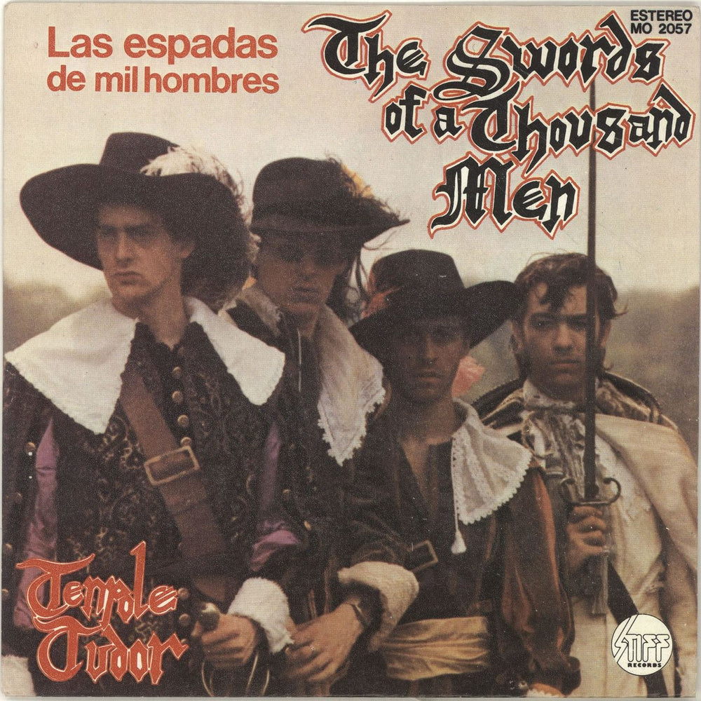 Tenpole Tudor Las Espadas De Mil Hombres Spanish Promo 7" vinyl single (7 inch record / 45) MO2057