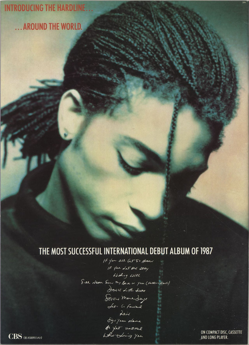 Terence Trent D'Arby The Hardline According To... UK tour programme TTDTRTH696044