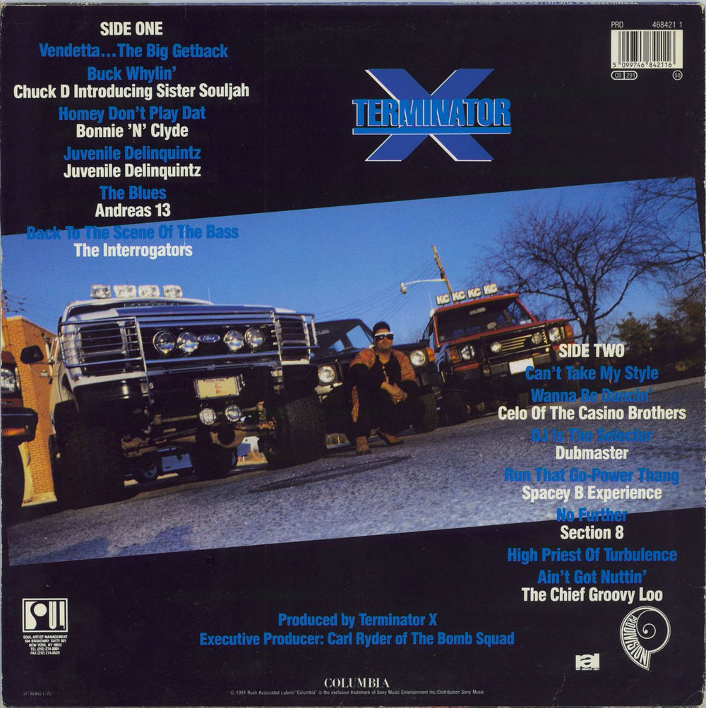 Terminator X Terminator X & The Valley Of The Jeep Beets Dutch vinyl LP album (LP record) 5099746842116