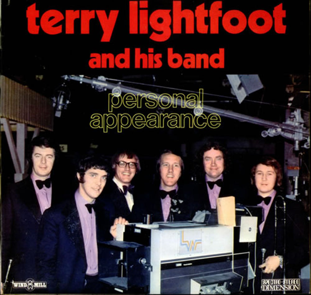 Terry Lightfoot Personal Appearance UK vinyl LP album (LP record) WMD132