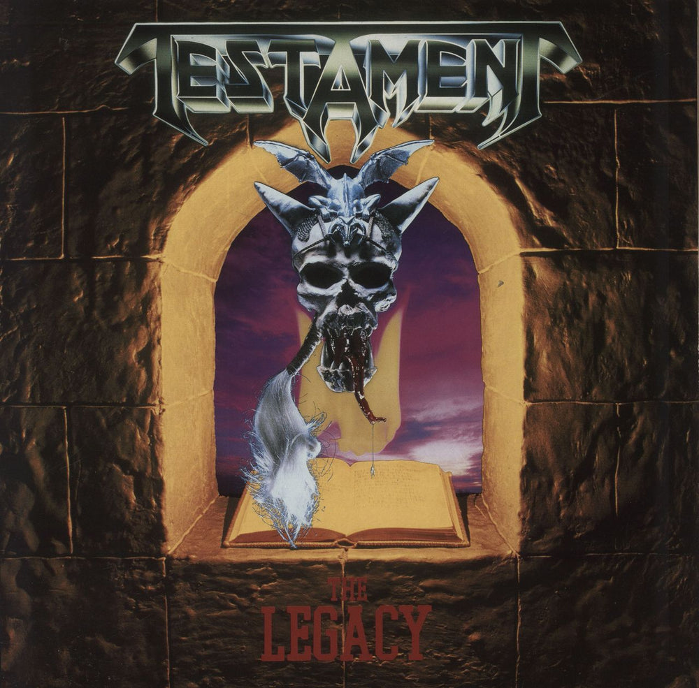 Testament The Legacy German vinyl LP album (LP record) 781741-1