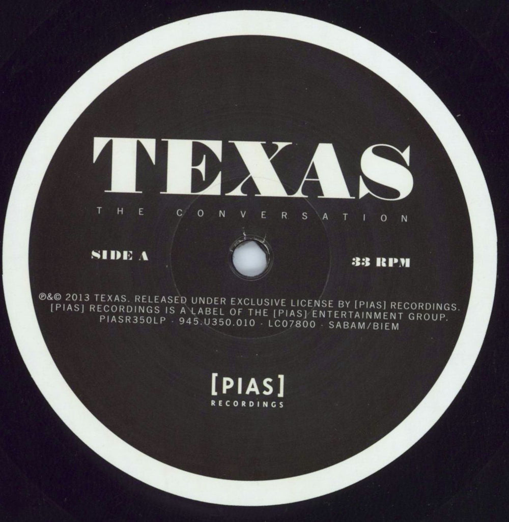 Texas The Conversation + CD UK vinyl LP album (LP record) TEXLPTH801036