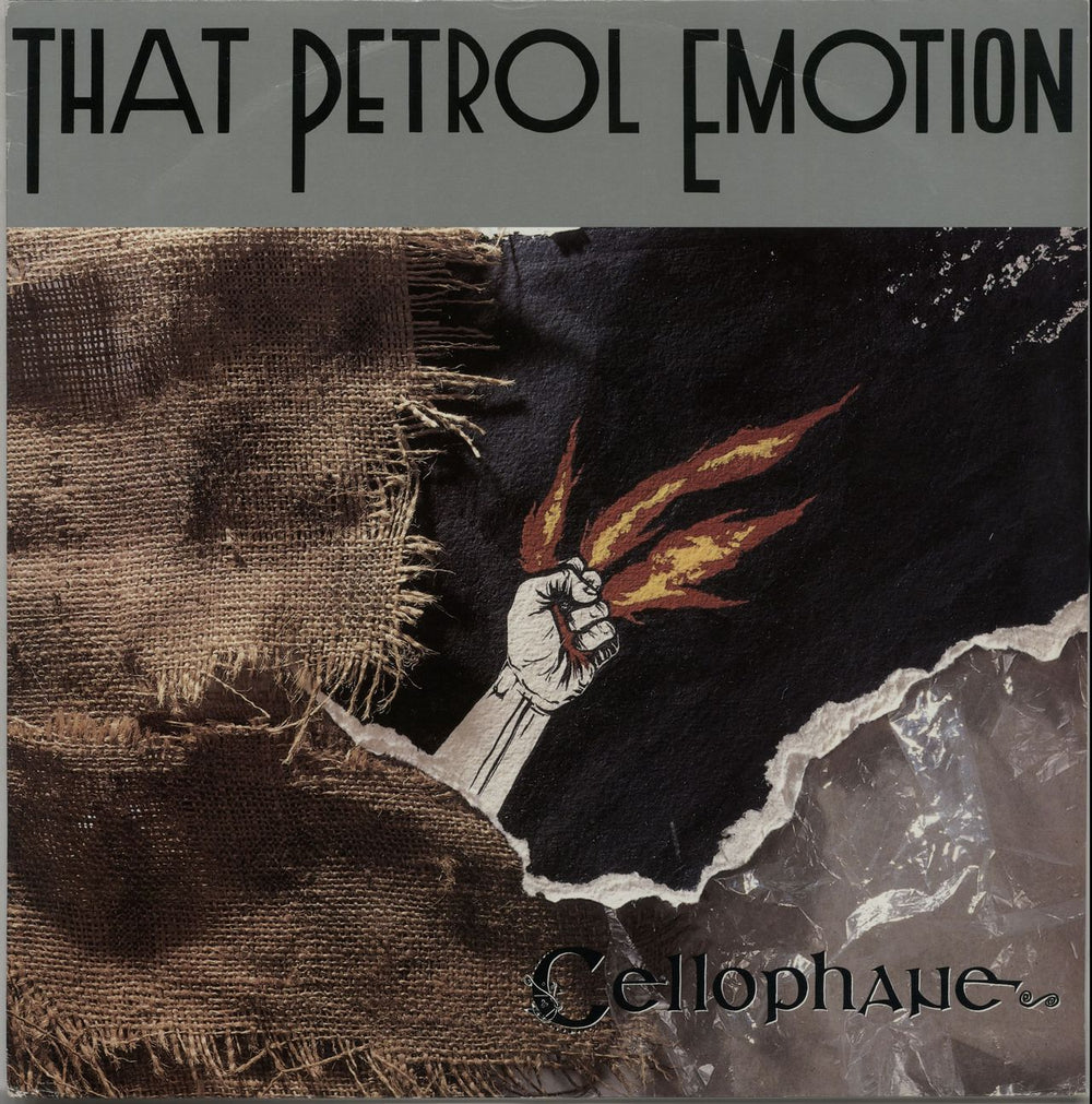 That Petrol Emotion Cellophane UK 12" vinyl single (12 inch record / Maxi-single) VST1116