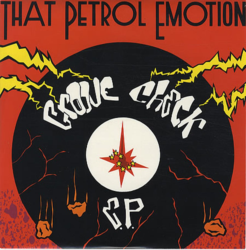 That Petrol Emotion Groove Check EP UK 10" vinyl single (10 inch record) VSA1159