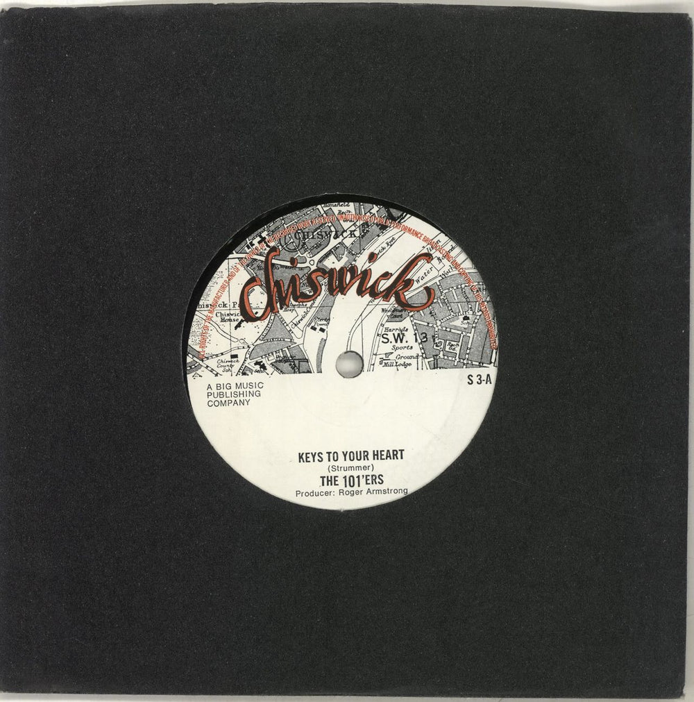 The 101'ers Keys To Your Heart UK 7" vinyl single (7 inch record / 45) S3
