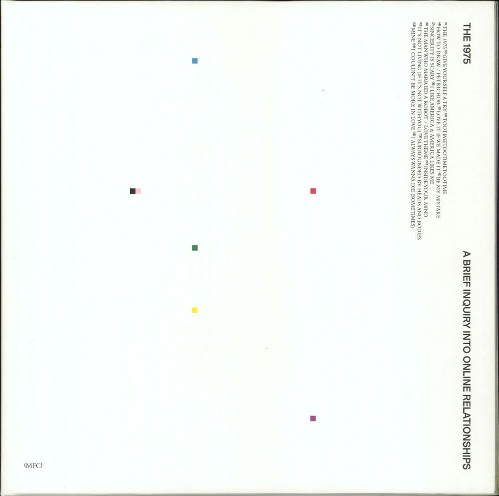 The 1975 A Brief Inquiry Into Online Relationships - Yellow Vinyl US 2-LP vinyl record set (Double LP Album) B0029124-01