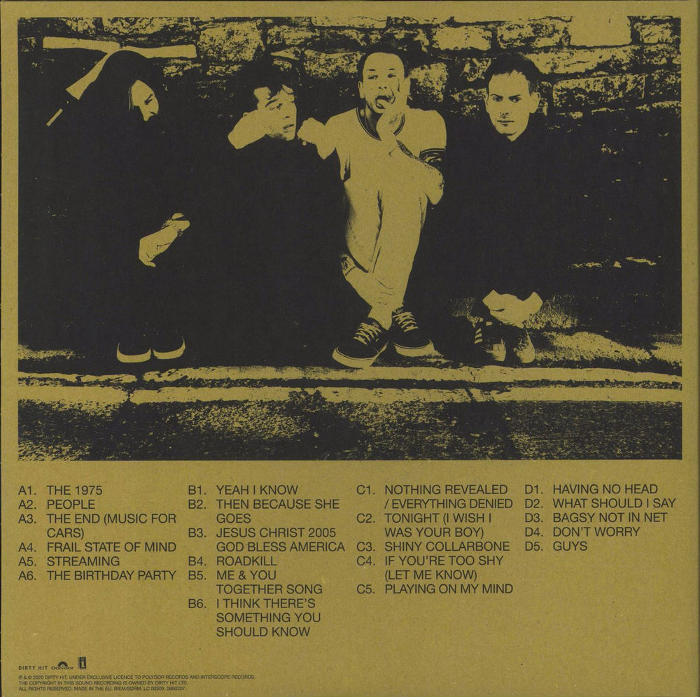 The 1975 Notes On A Conditional Form - Picture Disc UK 2-LP vinyl record set (Double LP Album)