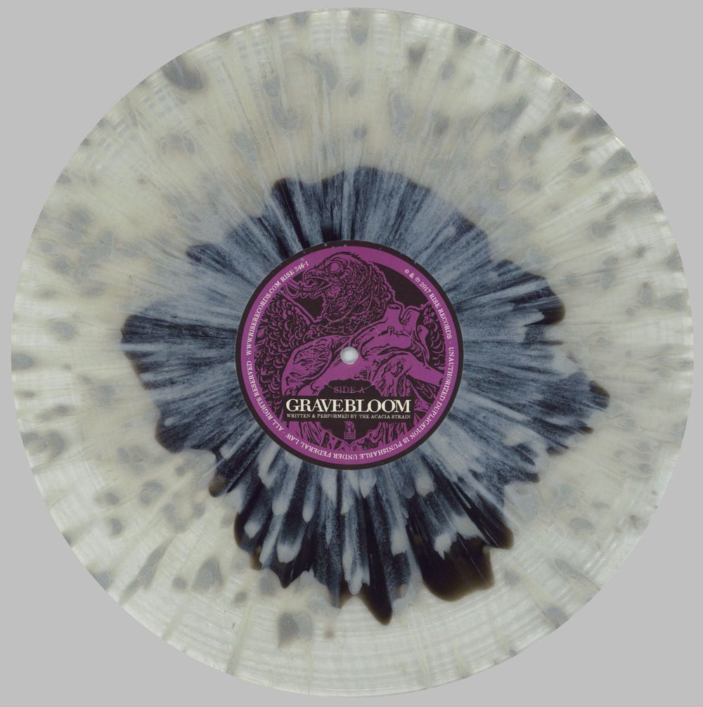 The Acacia Strain Gravebloom - Black in Clear with Splatter Vinyl US 2-LP vinyl record set (Double LP Album) 6JT2LGR825682