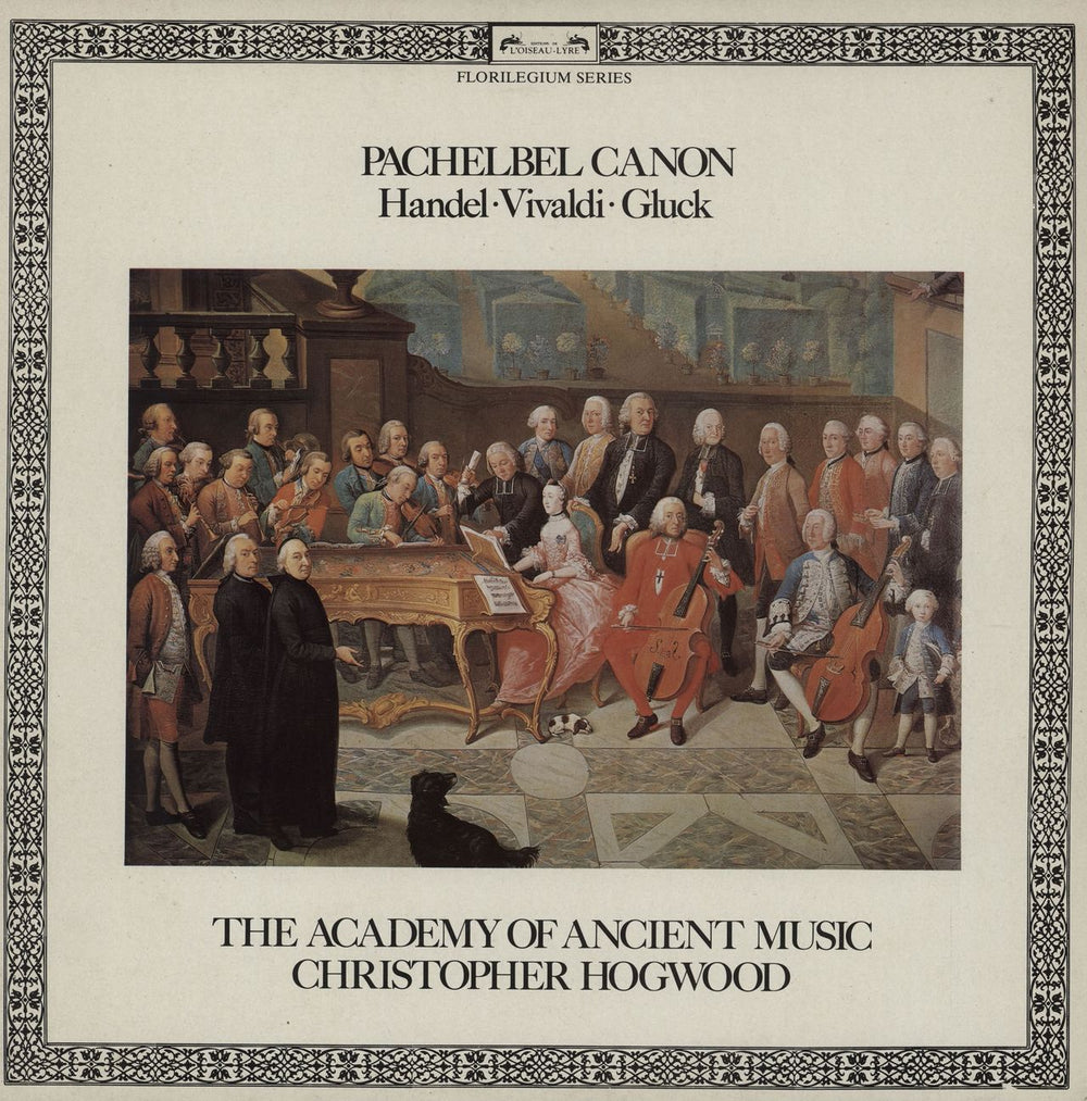 The Academy Of Ancient Music Pachelbel Canon UK vinyl LP album (LP record) DSLO594