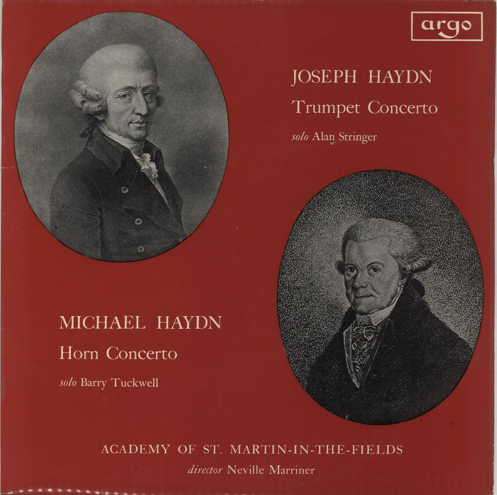 The Academy Of St. Martin-In-The-Fields Joseph Haydn: Trumpet Concerto / Michael Haydn: Horn Concerto UK vinyl LP album (LP record) ZRG543