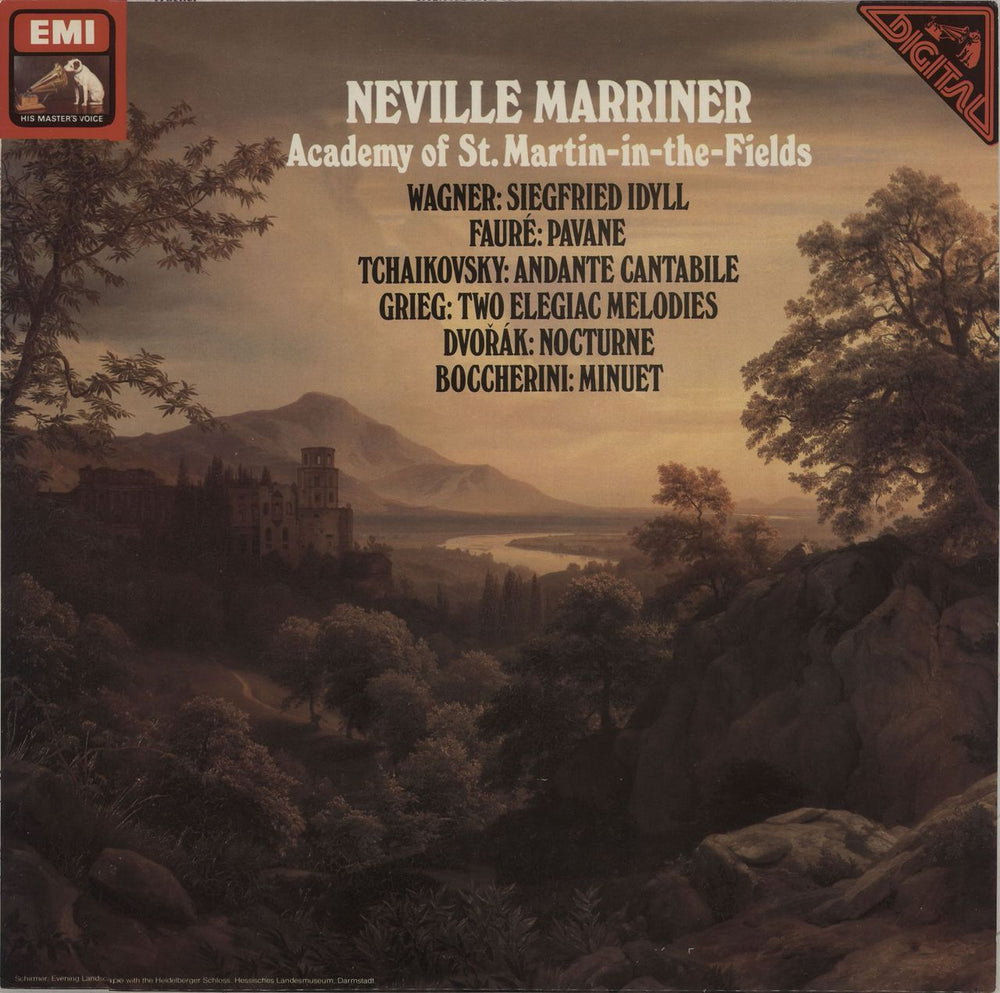 The Academy Of St. Martin-In-The-Fields Siegfried Idyll/ Pavane/ Andante Cantabile/ Two Elegiac Melodies/ Nocturne/ Minuet UK vinyl LP album (LP record) ASD3943