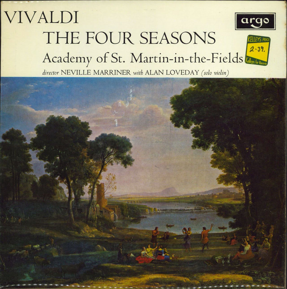 The Academy Of St. Martin-In-The-Fields Vivaldi: The Four Seasons - 1st UK vinyl LP album (LP record) ZRG654