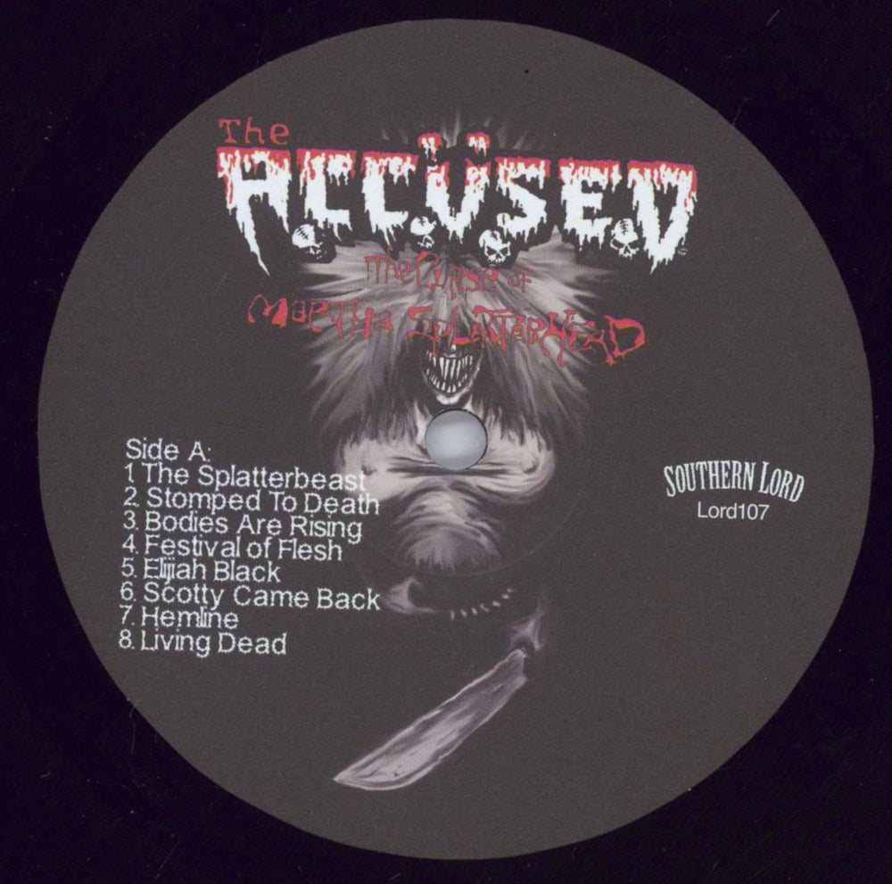 The Accused The Curse Of Martha Splatterhead - 180g US vinyl LP album (LP record) T-0LPTH830993