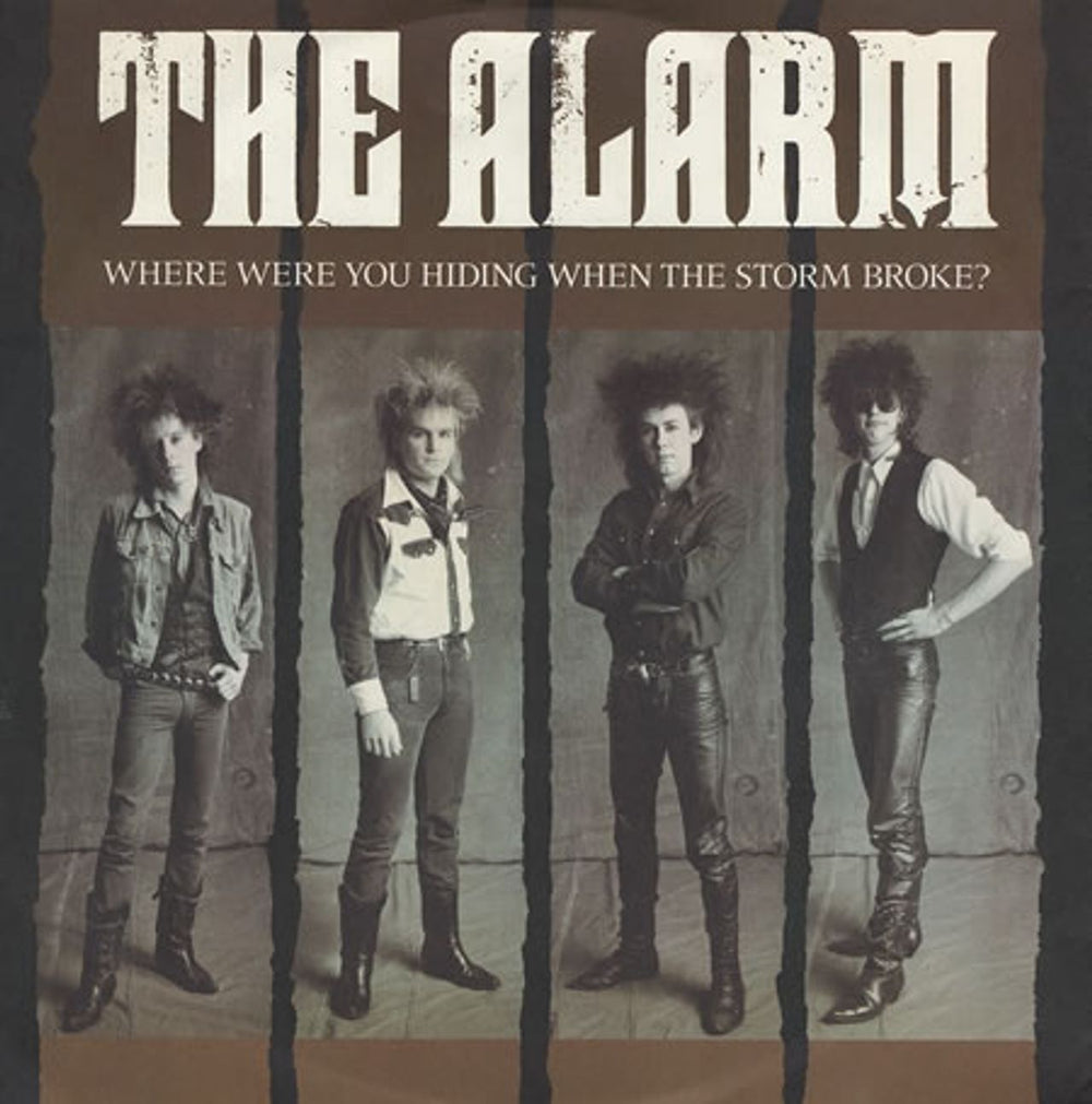 The Alarm Where Were You Hiding When The Storm Broke? UK 12" vinyl single (12 inch record / Maxi-single) IRSX101