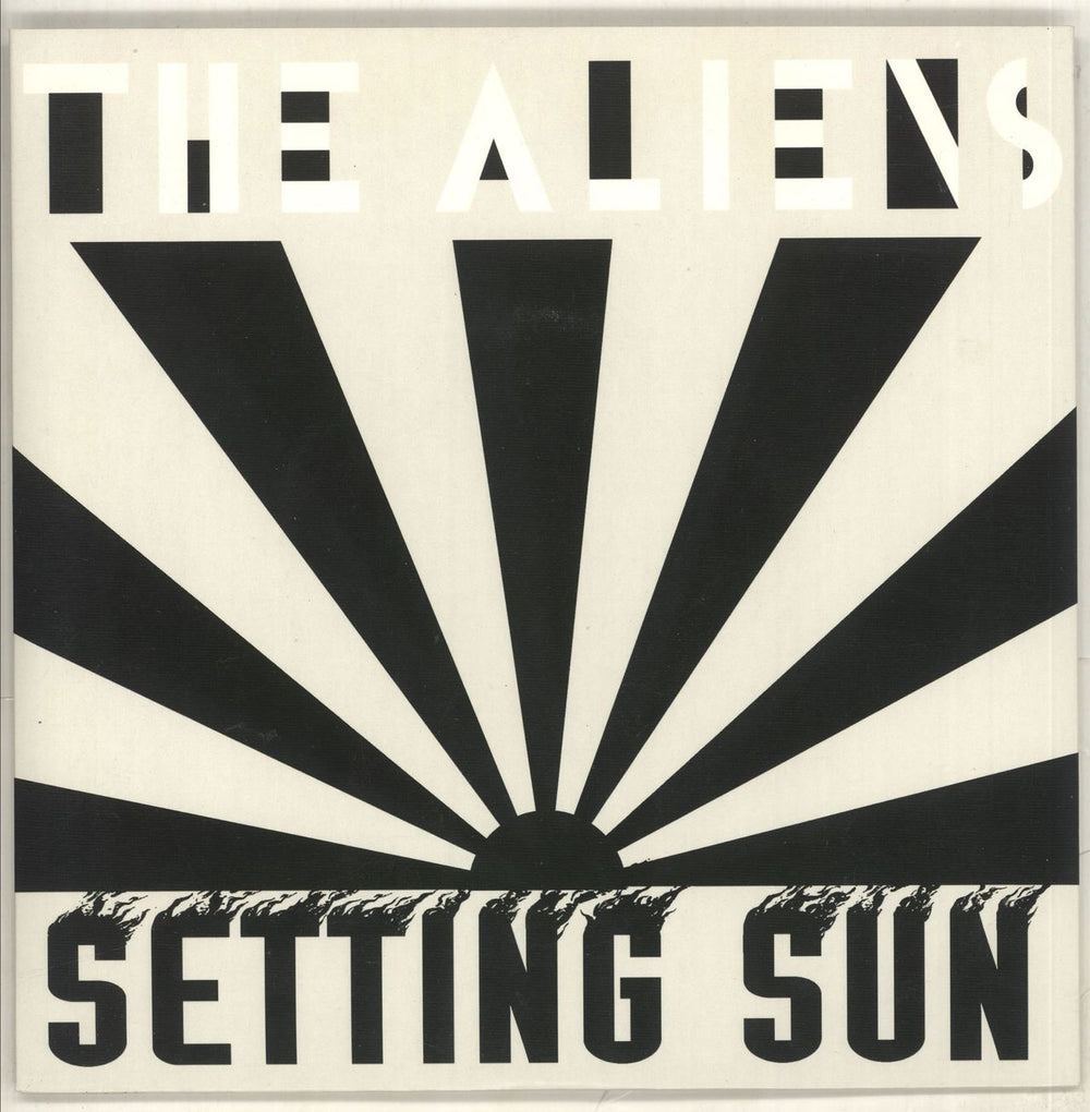 The Aliens Setting Sun UK 7" vinyl single (7 inch record / 45) PETROCK7003