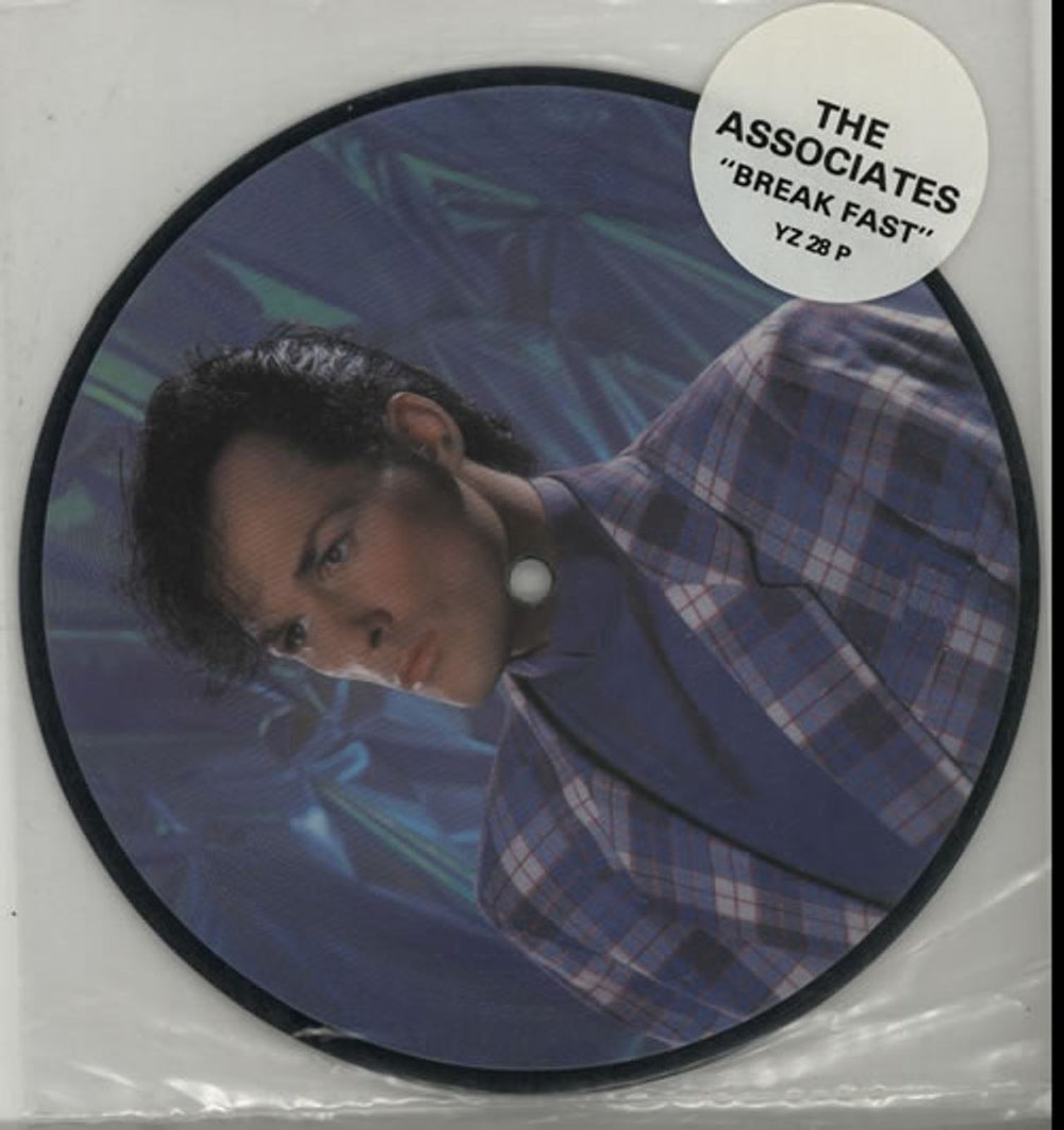 The Associates Breakfast UK 7" vinyl picture disc (7 inch picture disc single) YZ28P