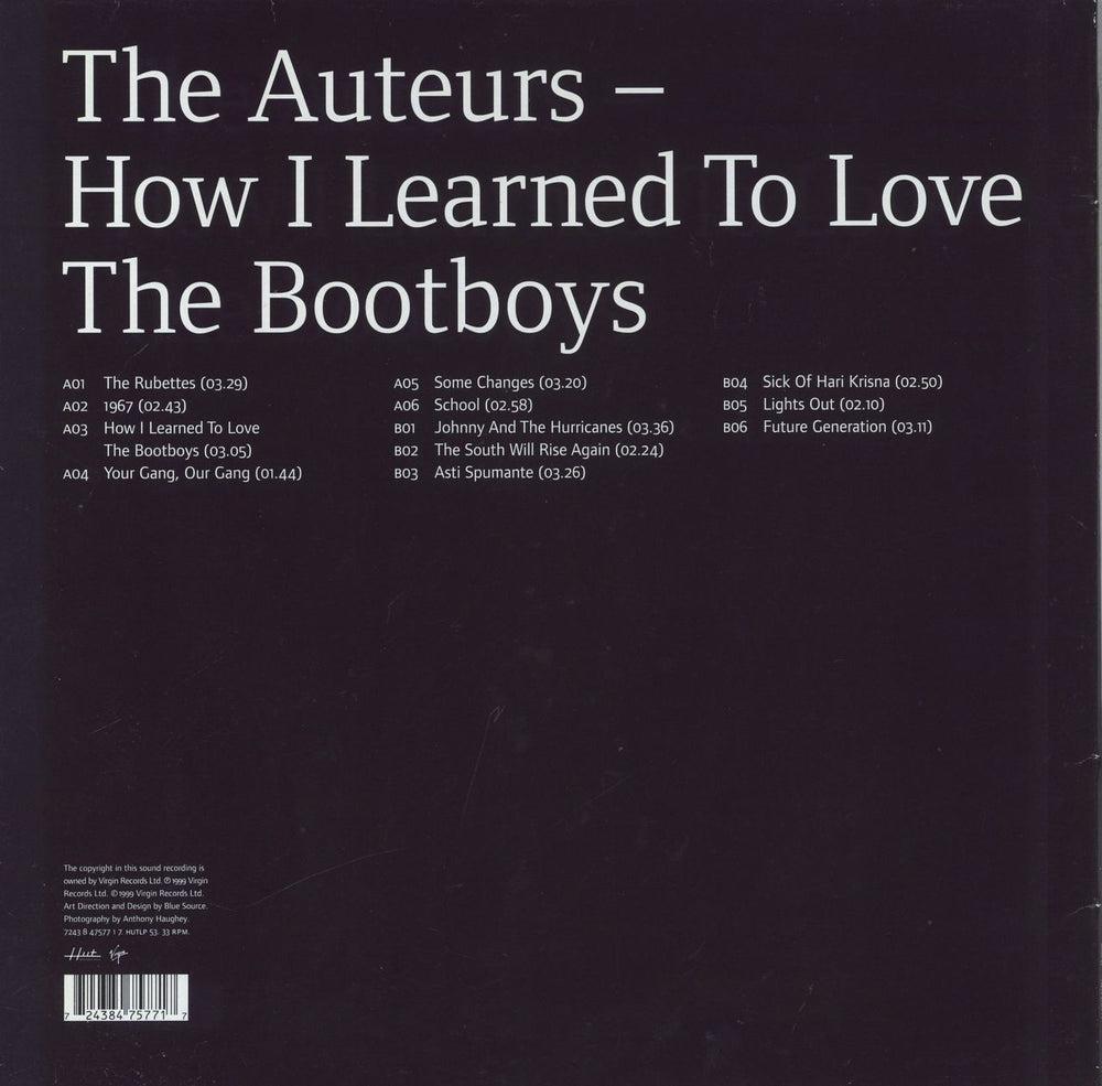 The Auteurs How I Learned To Love The Bootboys UK Promo vinyl LP album (LP record) 724384757717