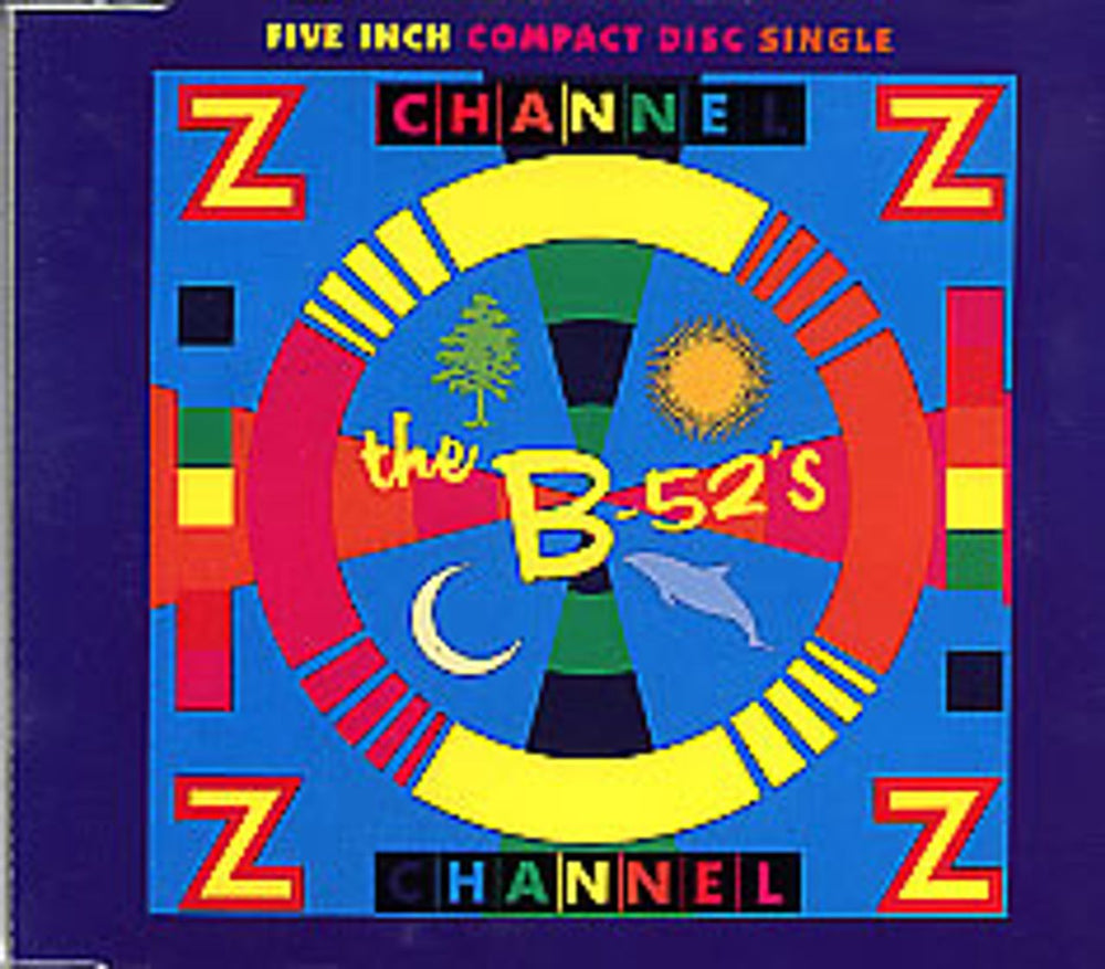 The B-52's Channel-z German CD single (CD5 / 5") W9737CD