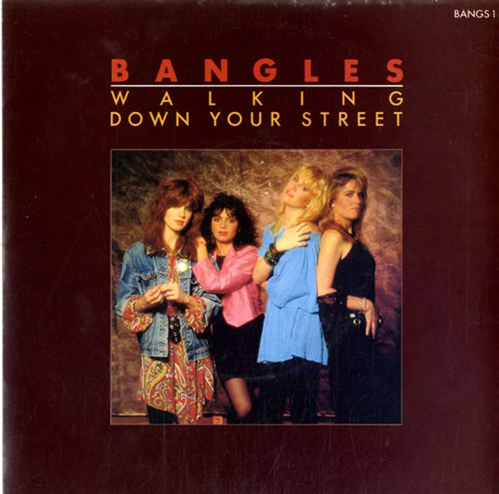 The Bangles Walking Down Your Street UK 7" vinyl single (7 inch record / 45) BANGS1