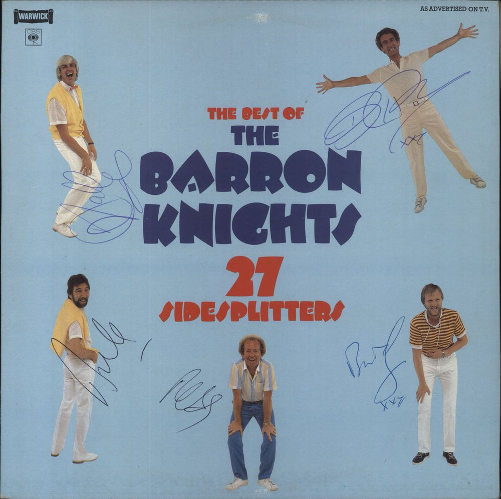 The Barron Knights Best Of The Barron Knights 27 Sidesplitters - Autographed UK 2-LP vinyl record set (Double LP Album) WW5128-9