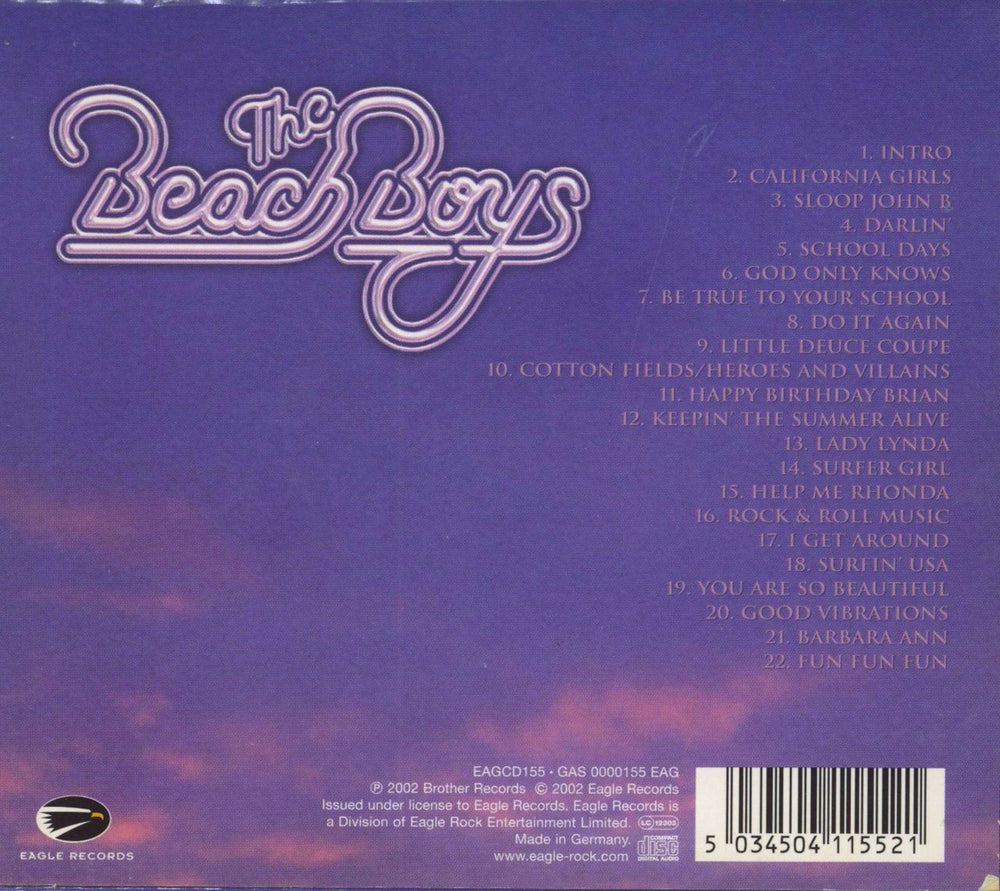 The Beach Boys Live At Knebworth 1980 + Slipcase UK CD album (CDLP) 5034504115521