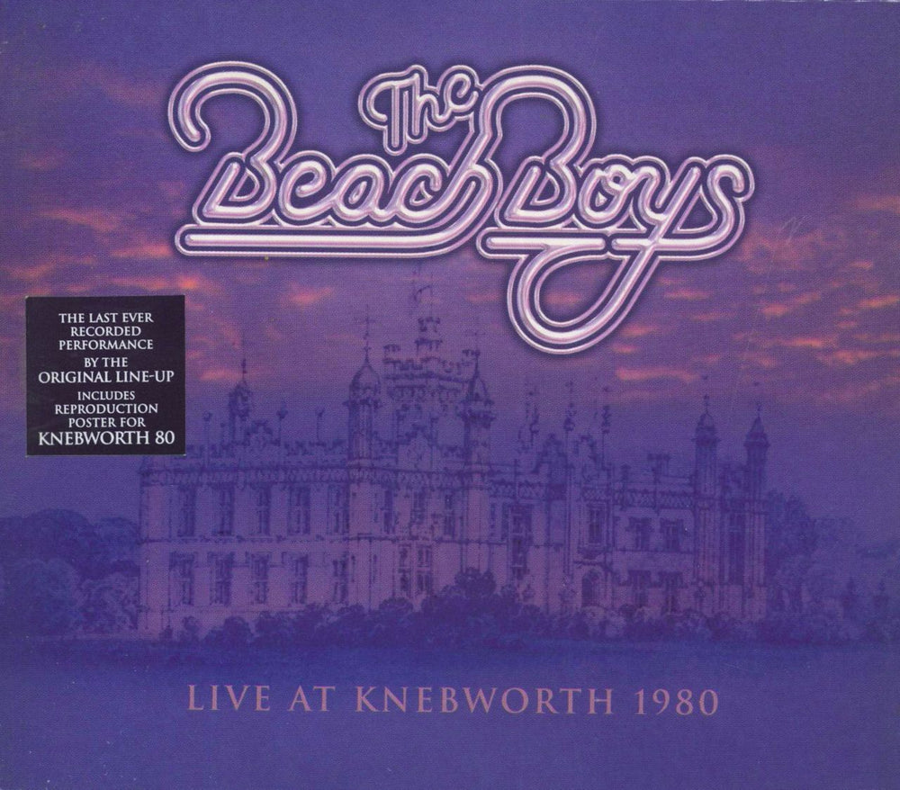 The Beach Boys Live At Knebworth 1980 + Slipcase UK CD album (CDLP) EAGCD155