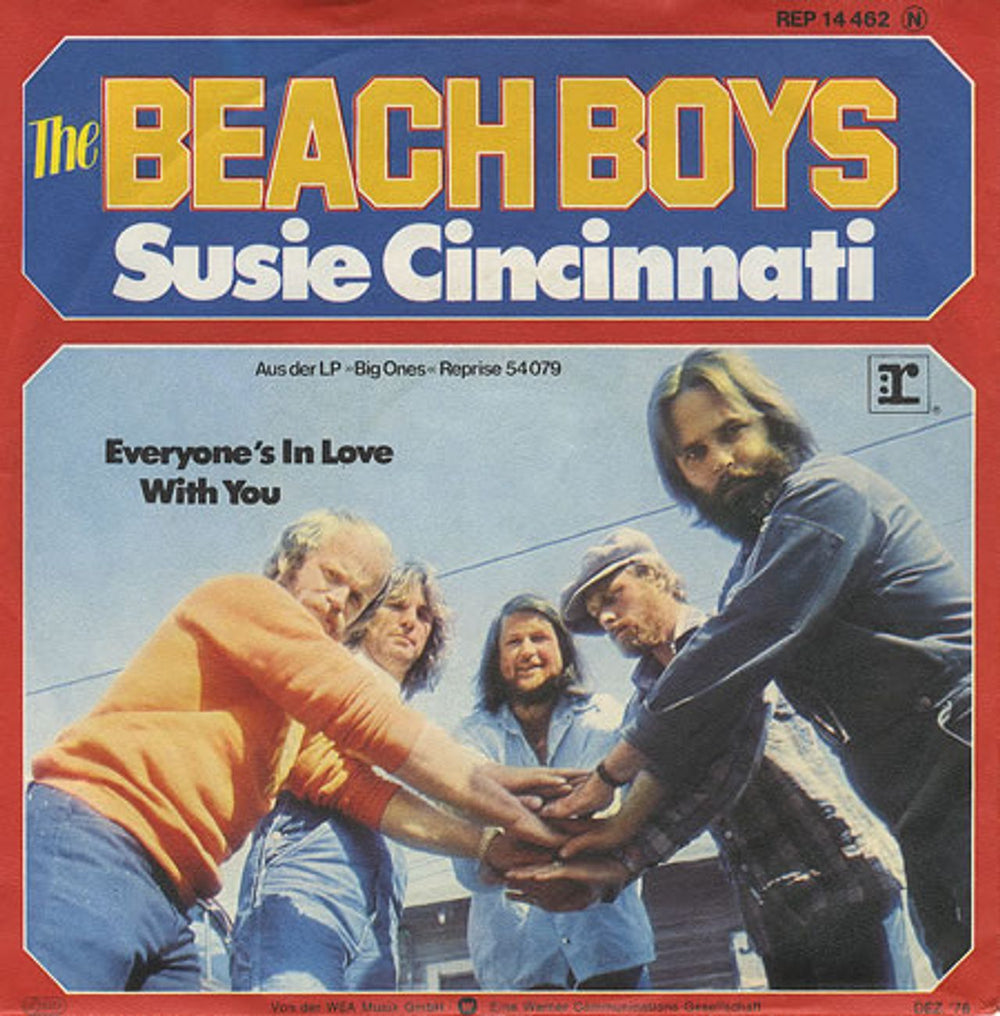 The Beach Boys Susie Cincinnati German 7" vinyl single (7 inch record / 45) BBO07SU188946