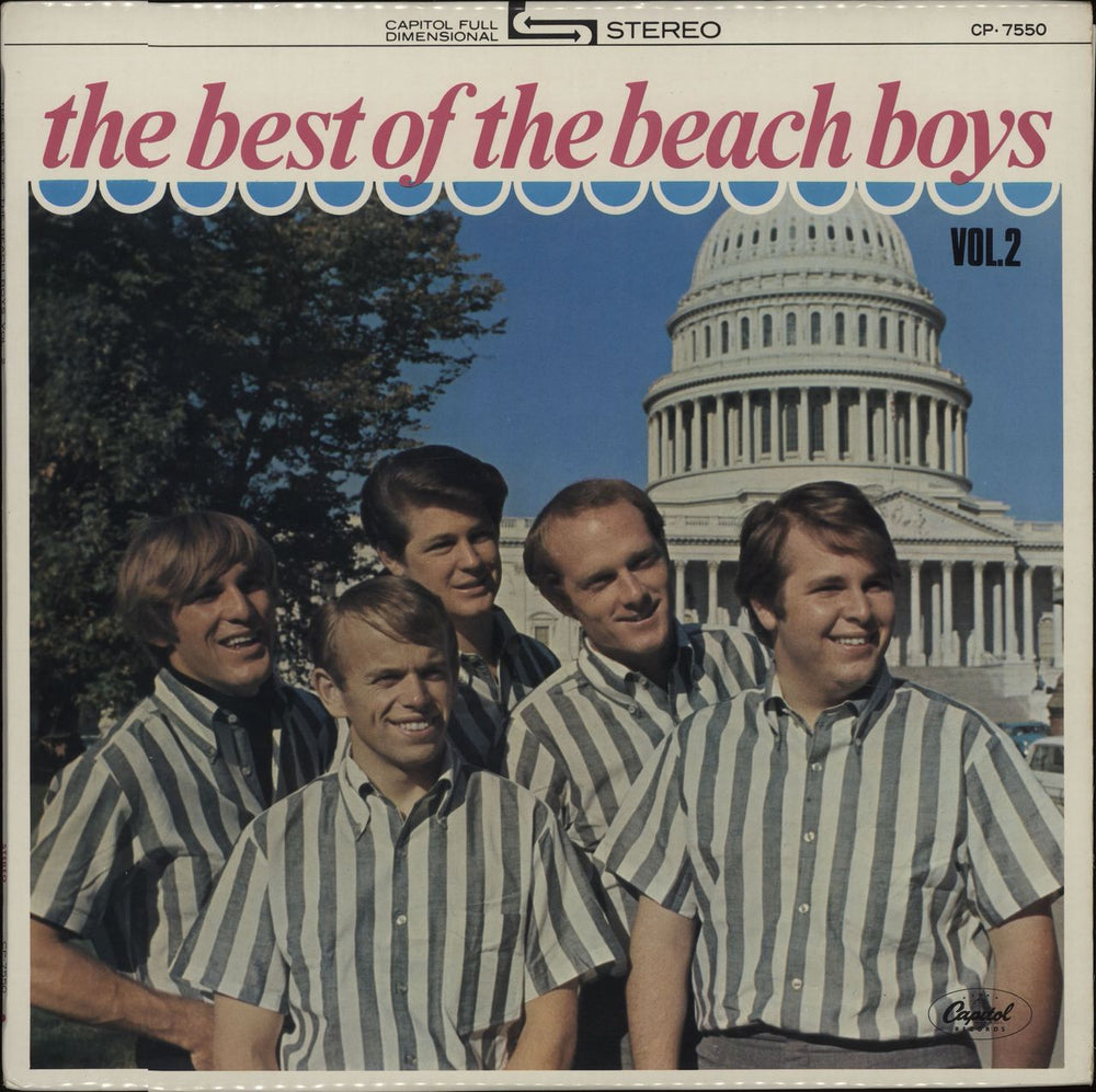 The Beach Boys The Best Of The Beach Boys - Red Vinyl Japanese vinyl LP album (LP record) CP-7550