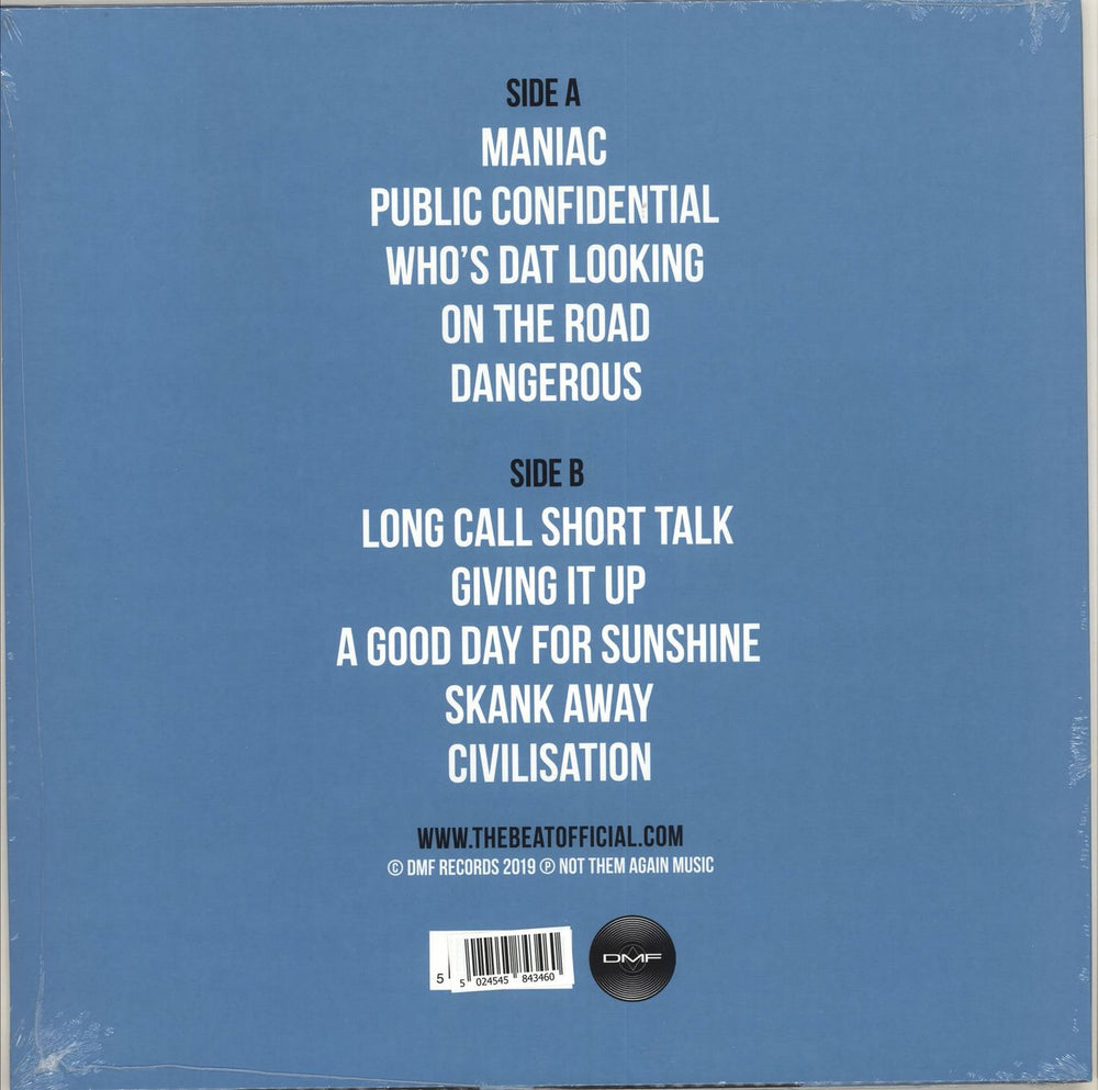 The Beat Public Confidential - Blue Vinyl - Sealed UK vinyl LP album (LP record) 5024545843460